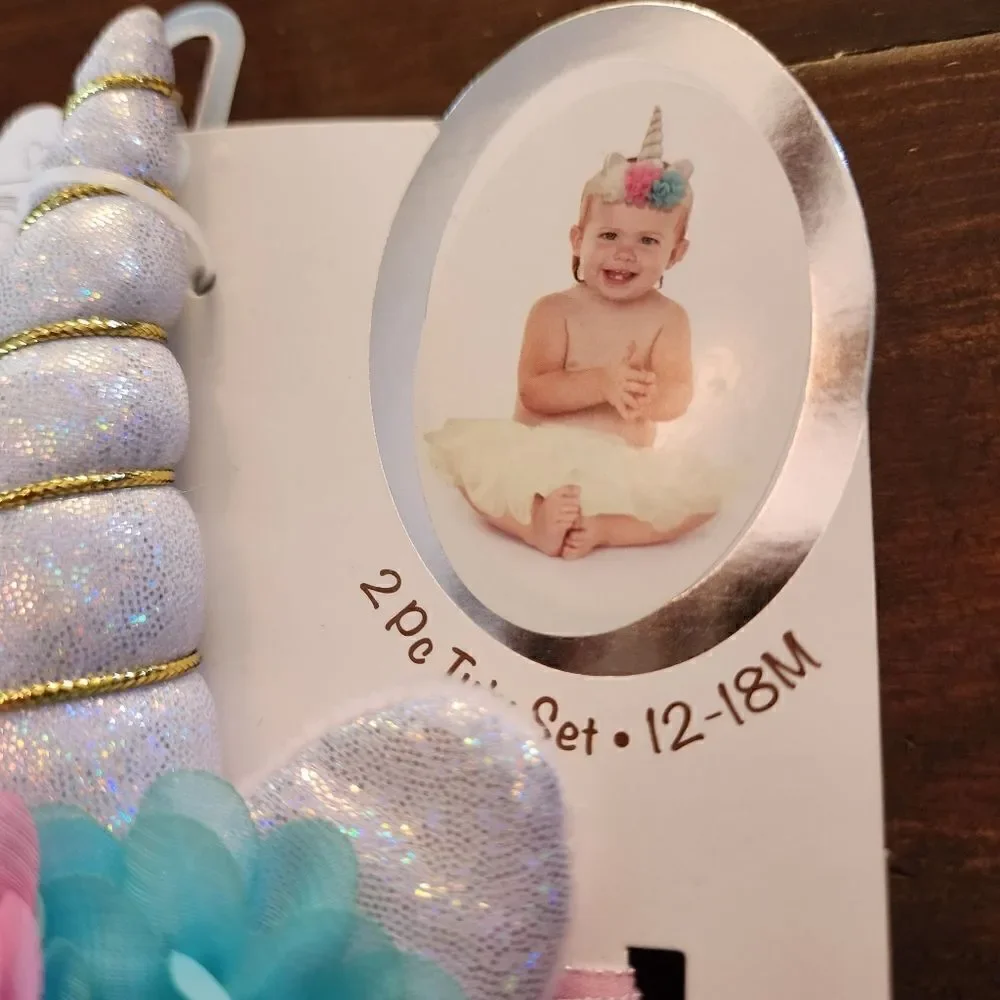 So Dorable 2 Piece Unicorn Tutu Set 12-18 Months